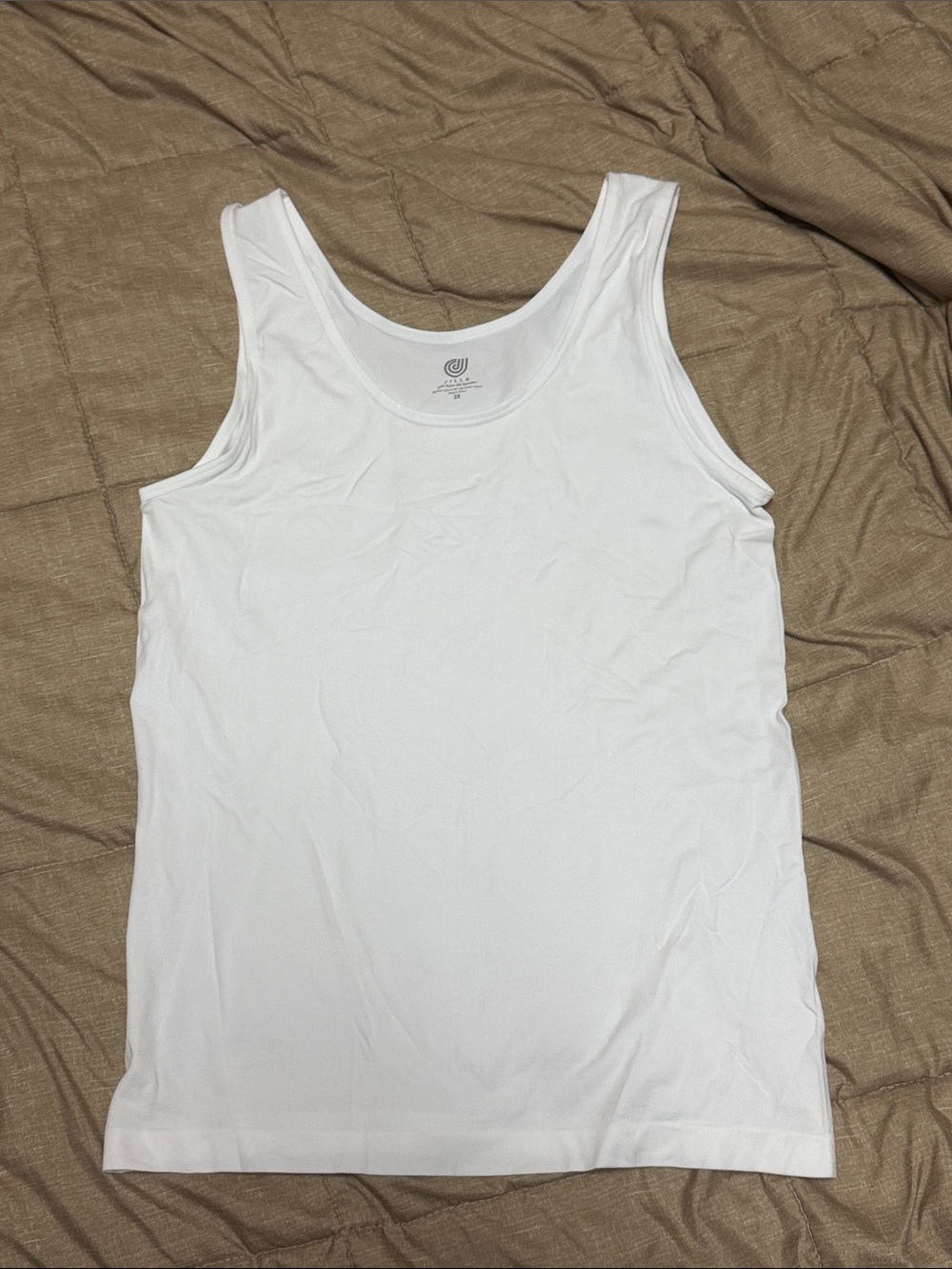 NWOT Jilla Women's White Shapewear Tank Top - Lightweight Sleek Fit Smooth 2X